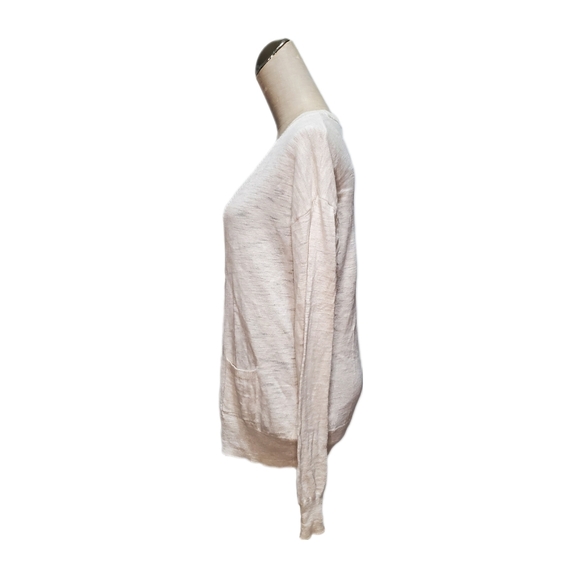 Arizona Women’s Beige Cardigan Sweater Sz L - Picture 2 of 7